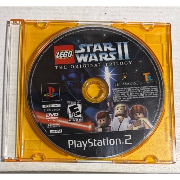 Lego Star Wars II The Original Trilogy PS2 Game Disc Only Authentic - Picture 1 of 3